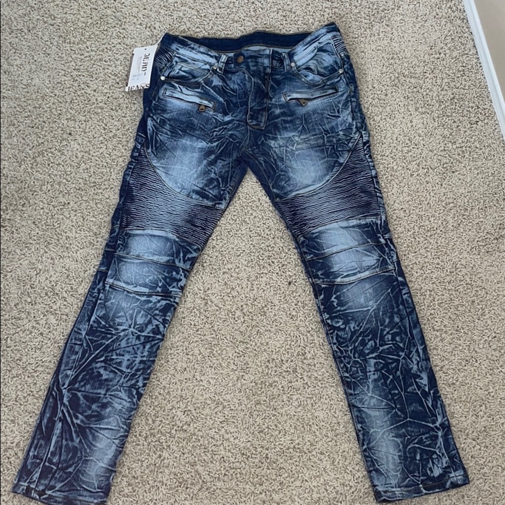 Biker jeans